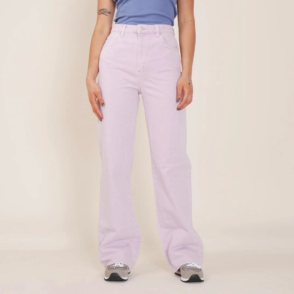 ROLLA'S Purple Flare Wide Leg Jeans Size 27 | NWOT